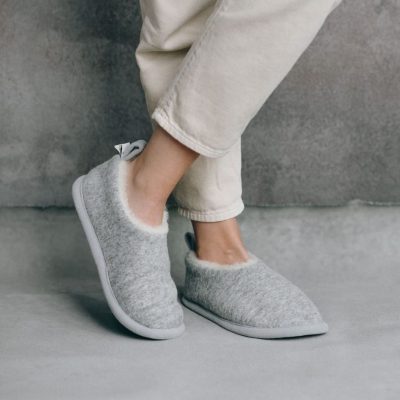 Slippers overshoes “Notra”, light grey