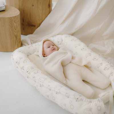 Sleeping bag “Cozy” for newborns, ecru