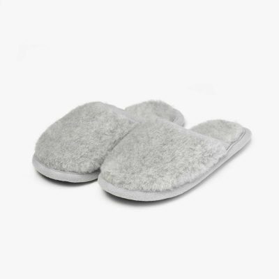 Slippers, light grey