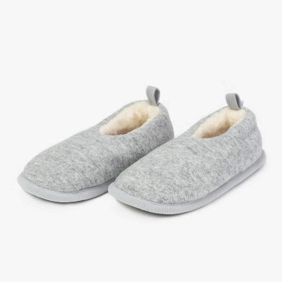 Slippers “Notra”, light grey
