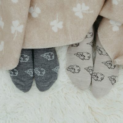 Socks “Flokati”, beige