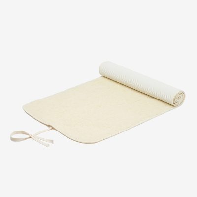 Yoga mat with cottong bag “TAPPETO”, white