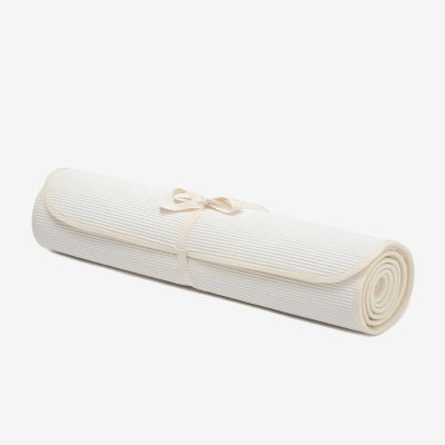 Yoga mat with cottong bag “TAPPETO”, white