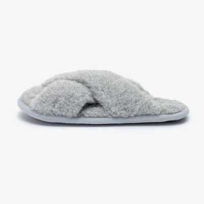 Slippers “Melange”, grey